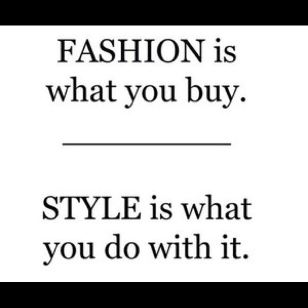Fashion Vs Style